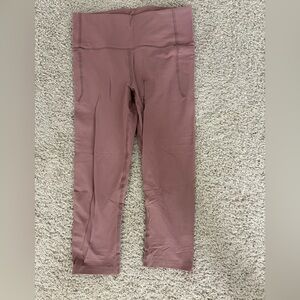 Under Armour Cropped Mauve Pink Leggings